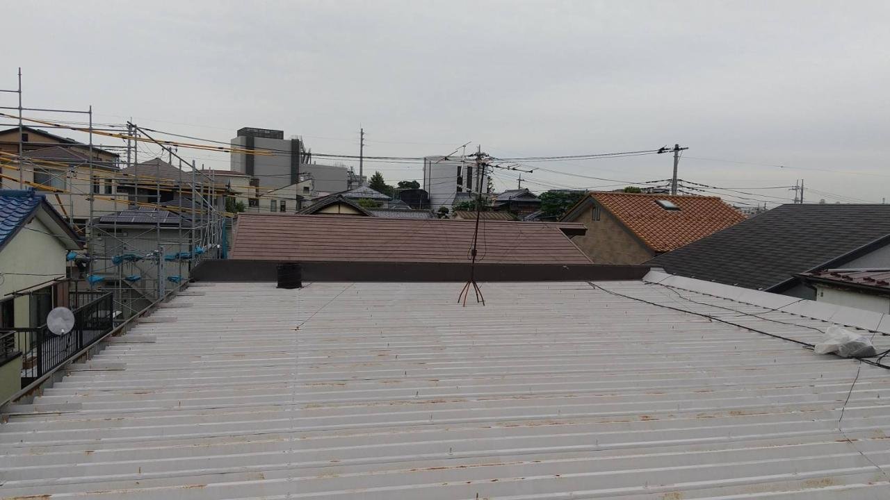 浦和区Bアパート屋根塗装工事施工前